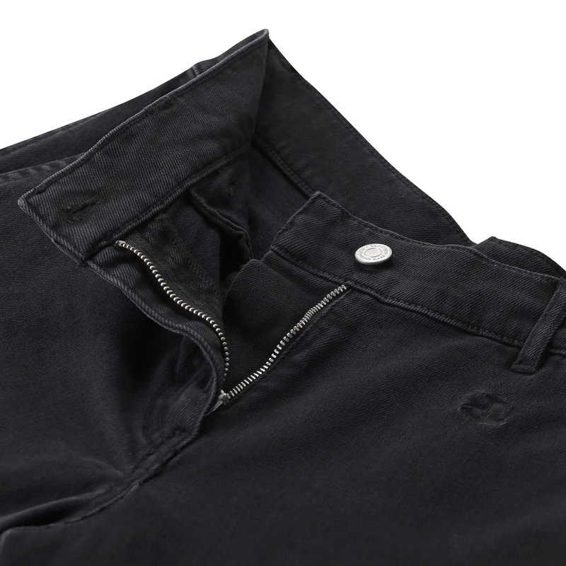 Courrèges Jeans Weite Hose schwarz(Image 4)