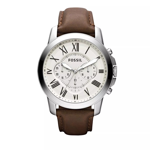 Fossil Grant Dress Watch Silver Chronograph