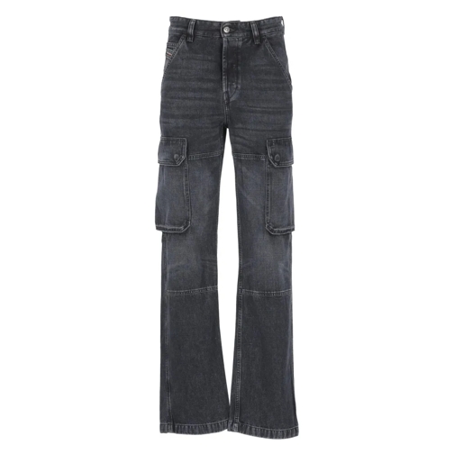 Diesel Jeans Black D-Pot Cargo Jeans Black