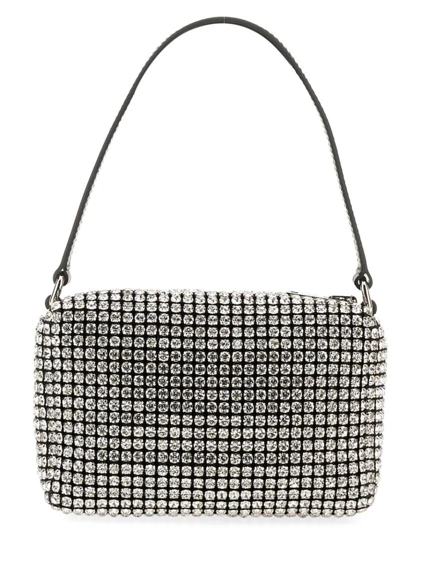 Alexander wang Hobo bags Pouch Heiress Medium in zilver