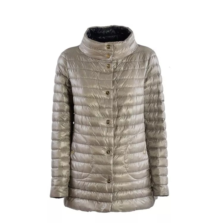 Herno Reversible Down Jacket Blue Vestes en duvet