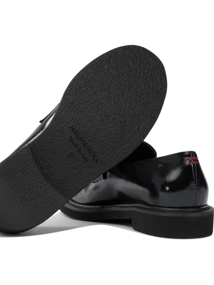 Thumbnail - Glossy Leather Loafers - Gr. 37,5 (EU) - in Schwarz