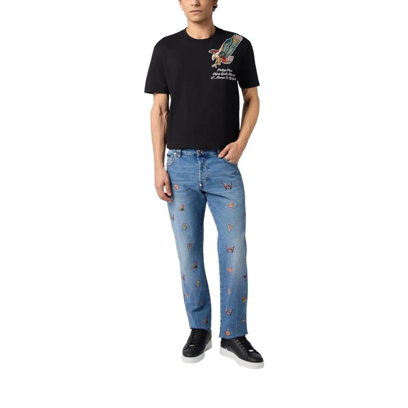 Philipp Plein T-Shirt Round Neck T-Shirt Eagle Montecarlo schwarz(Image 2)