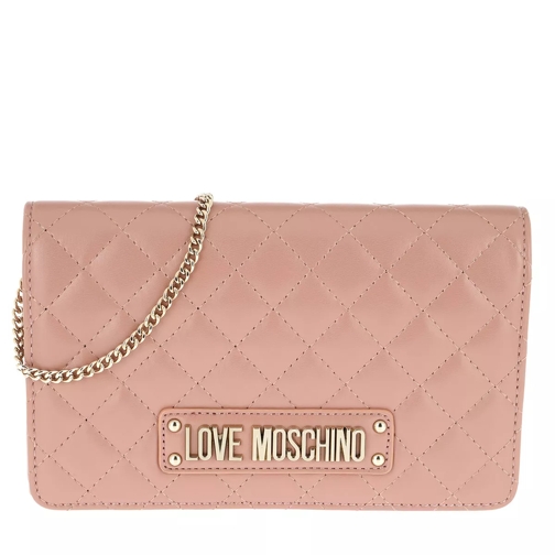 Love Moschino Quilted Soft Crossbody Bag Pink Borsetta a tracolla