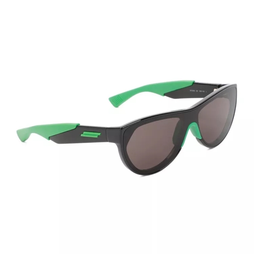 Bottega Veneta Sonnenbrille Black And Green Acetate Sunglasses Black