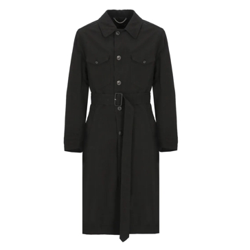 Maison Margiela Four Stitches Coat Black Manteaux de tanche