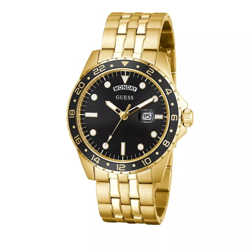 Guess Dress Watch Gold Black Quartz Watch