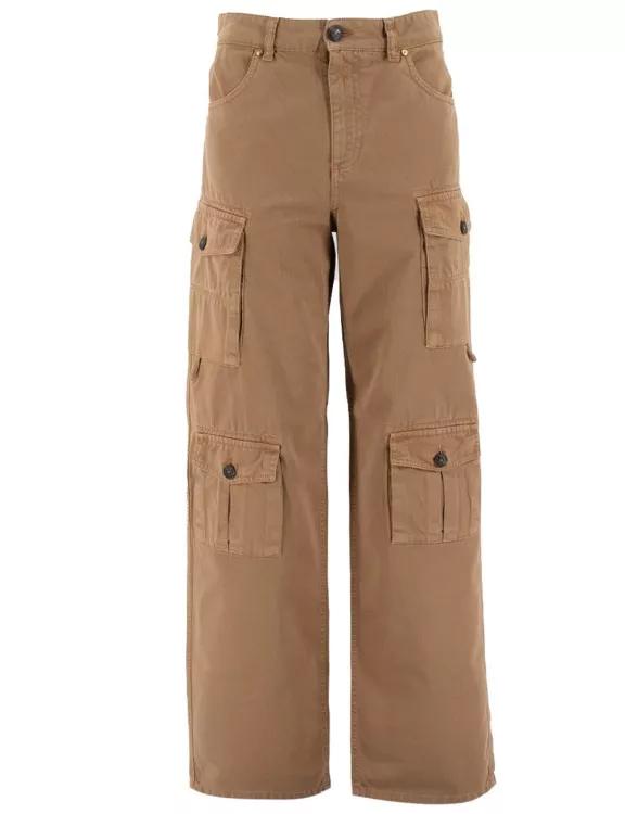 Camel Mocaccino Trousers Brown