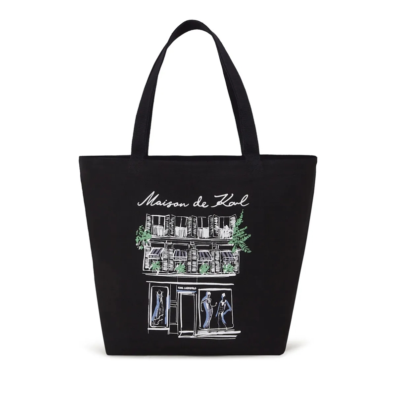 Karl Lagerfeld Shopper Wendbarer Shopper schwarz