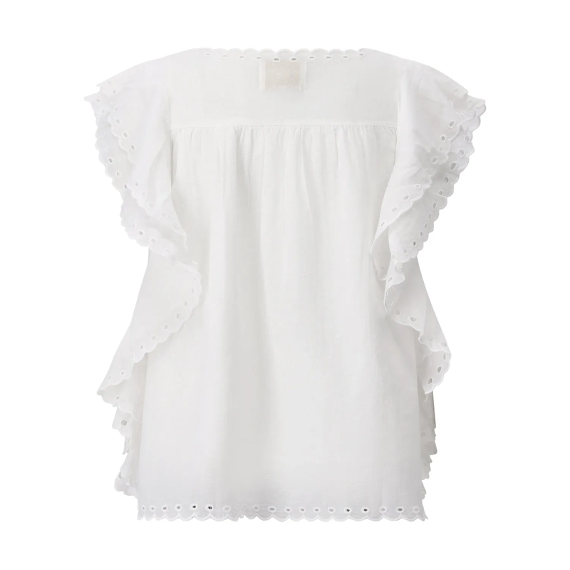 STELLA FOREST Tunika/Kaftan Blusenshirt Jayna mit Stickerei Weiß(Image 3)