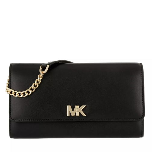 MICHAEL Michael Kors Mott XL Wallet Clutch Leather Black Pochette
