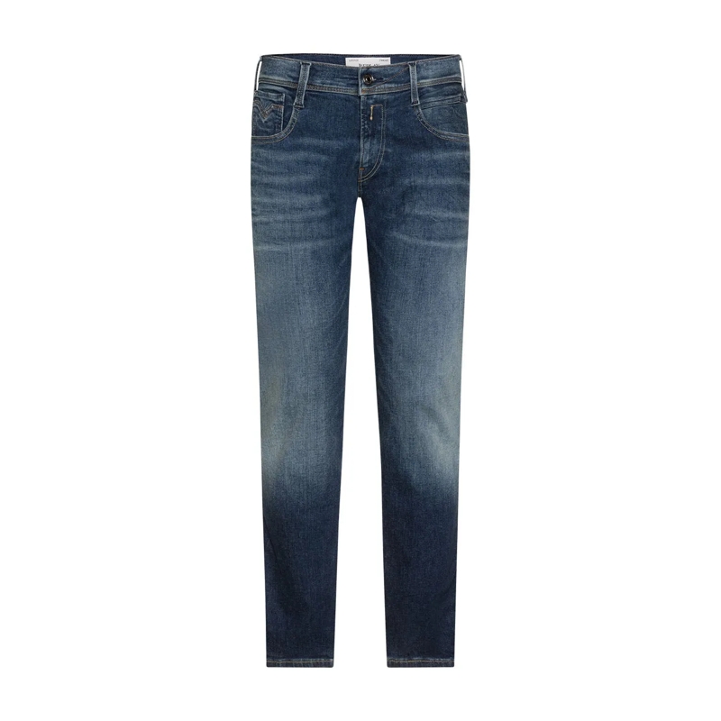 REPLAY Jeans Slim-Fit Jeans Anbass blau