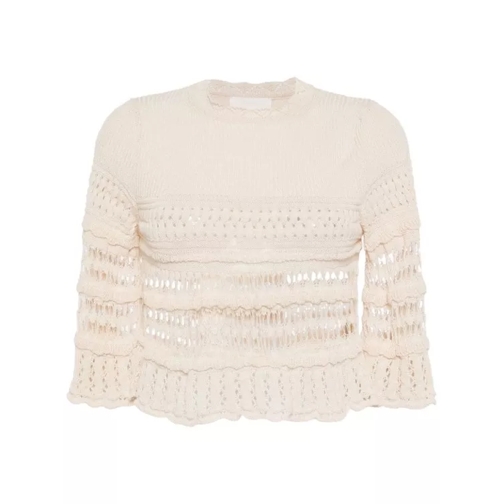 Etoile Isabel Marant Ecru Cotton Sweater Neutrals 