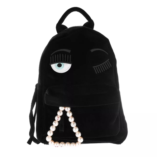 Chiara Ferragni Backpack Velvet Nero/Black Ryggsäck