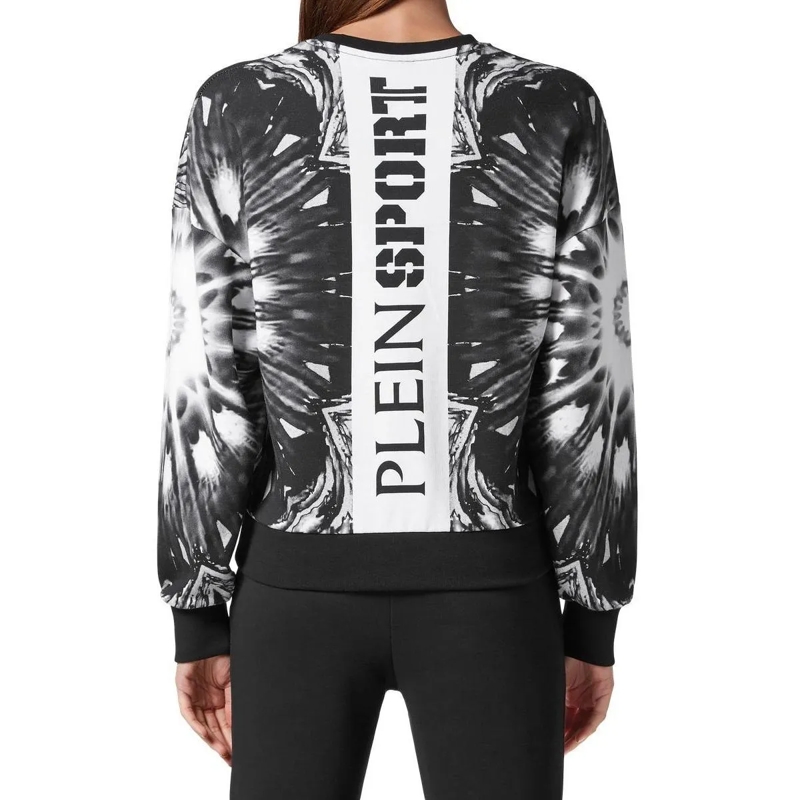 Plein Sport Sweatshirt Sweatshirt Optical Flower schwarz(Image 4)