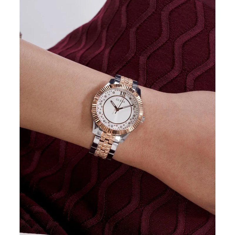 Guess Quarzuhr Quarz-Analoguhr Starstruck rosa(Image 6)