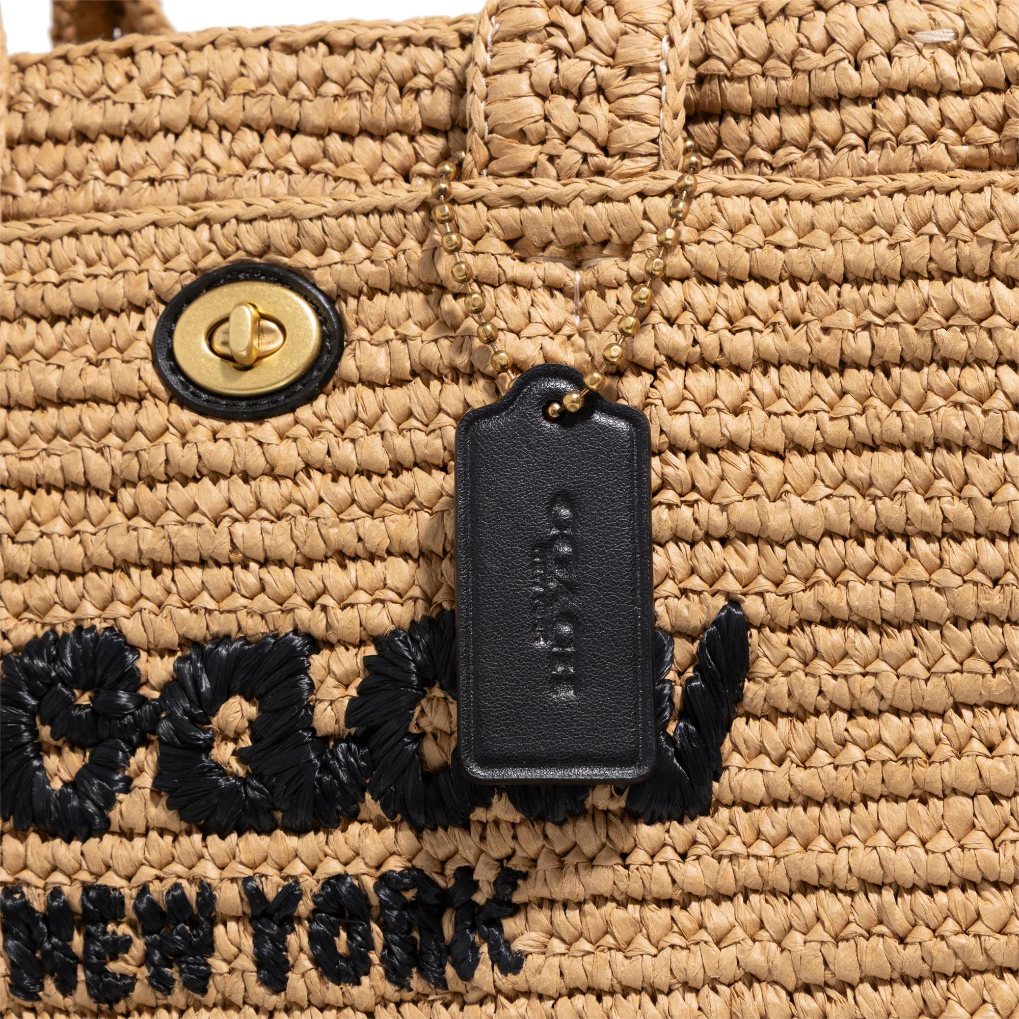 Coach Crossbody bags Straw Cargo 26;Brass Nat in beige