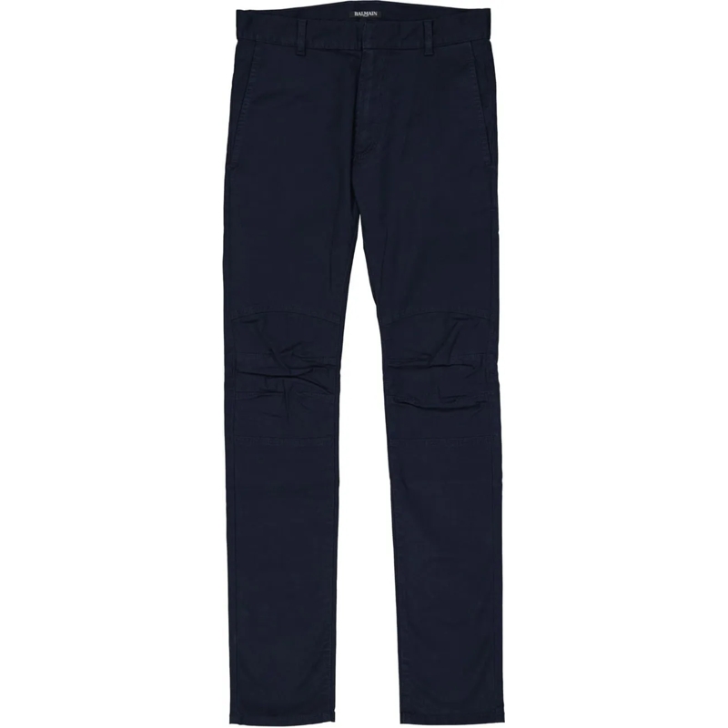 Balmain Casual broeken Slim Cotton Pants Blue