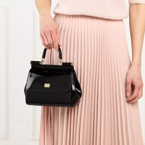Dolce&Gabbana Cartable Small Sicily With Handle Shoulder Strap Black (Image 2)