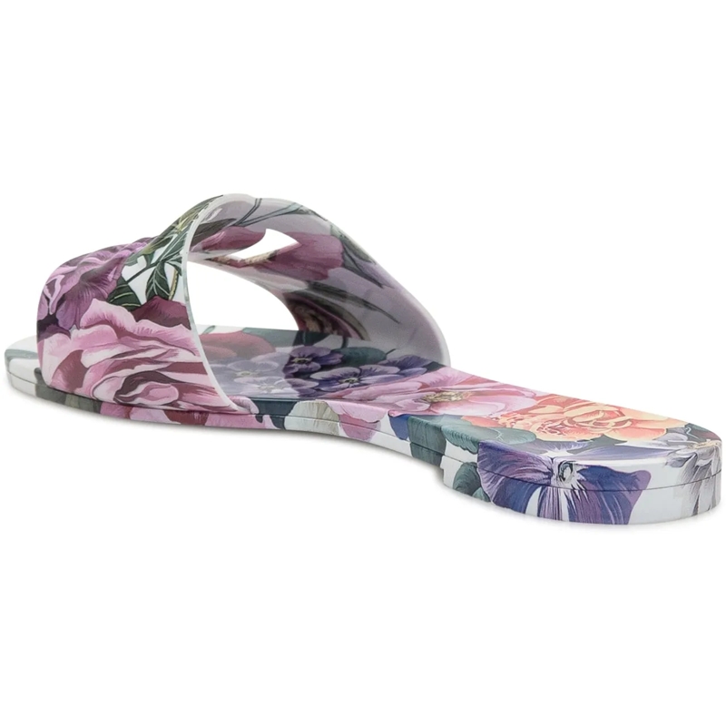 Dolce&Gabbana Slides Sandali Flat Floreali mehrfarbig(Image 4)