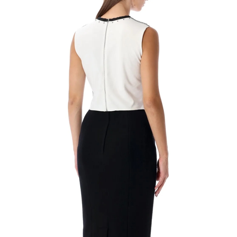 Dolce&Gabbana Blouse Printed Slleveless Top Black