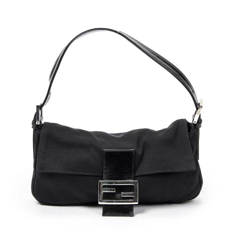 Fendi Crossbody Bag Baguette schwarz