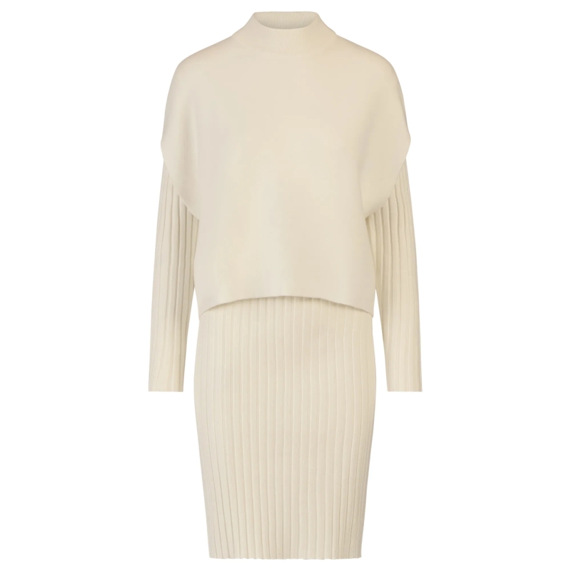 Apart Anzugkombination Strick Set creme