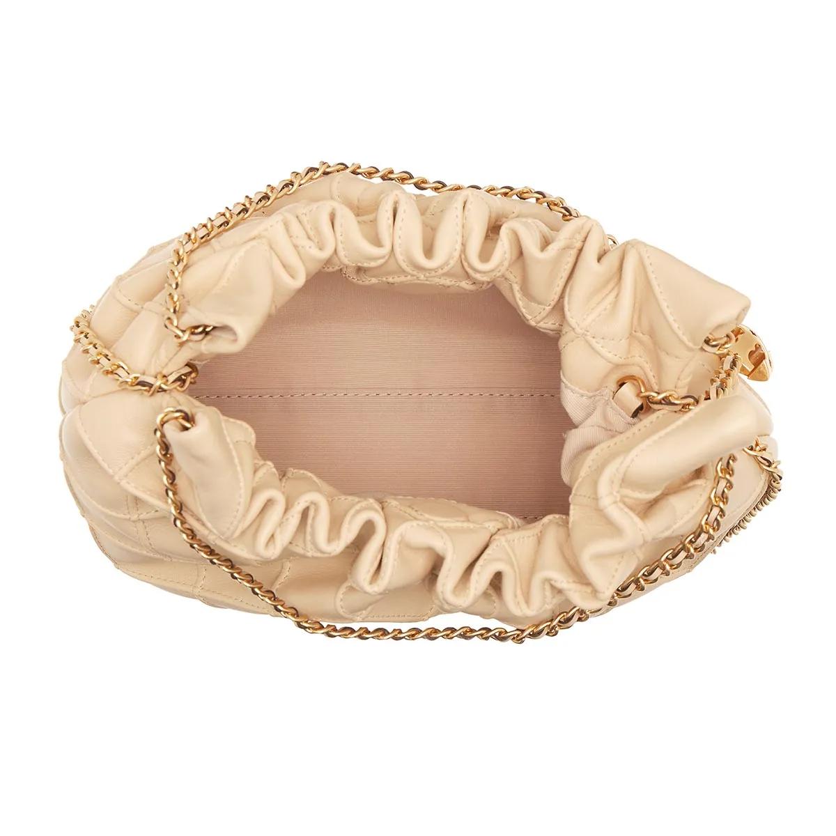 TORY BURCH Hobo bags Fleming Mini Hobo in beige