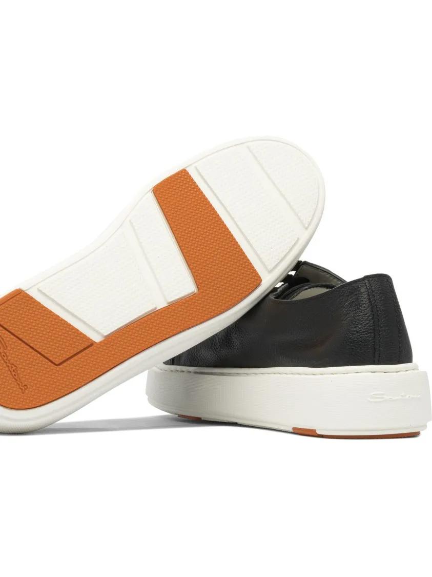 Thumbnail - Santoni Low-Top Sneaker - Leather Sneakers With Low-Cut Silhouette - Gr. 38,5 (EU) - in Weiß - für Damen