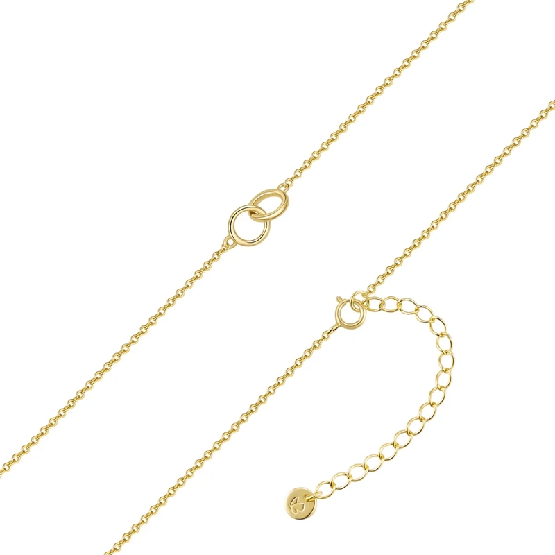 Glanzstücke München Mittellange Halskette Sterling Silber Halskette gold(Image 3)