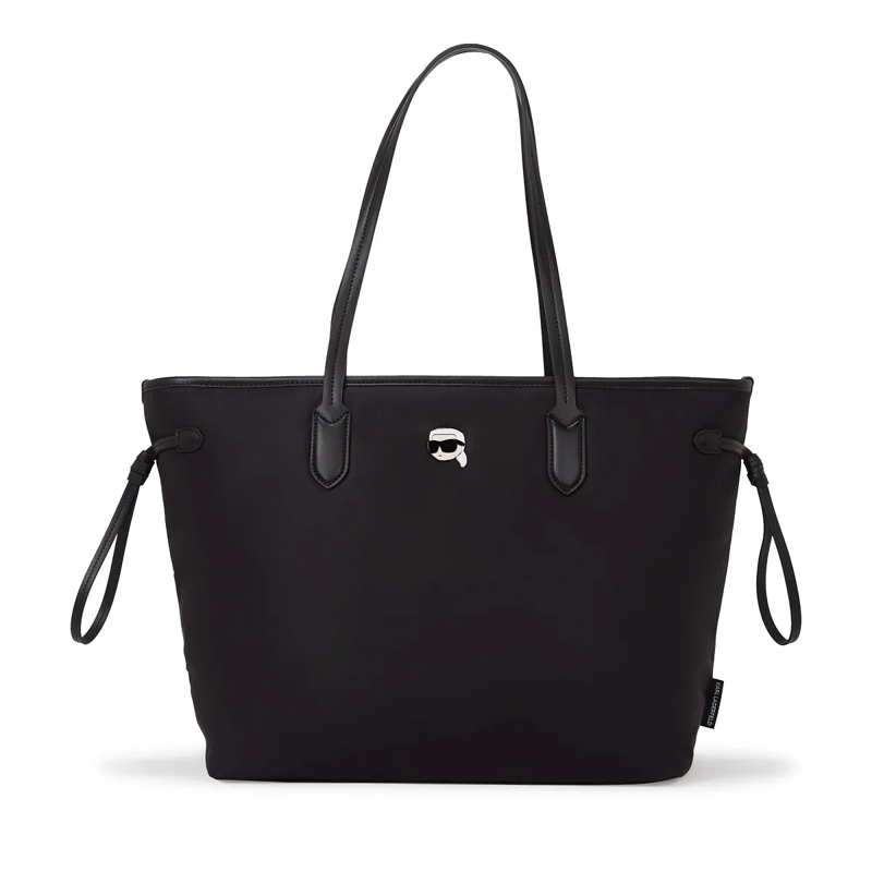 Karl Lagerfeld Shopper Ikon Tote Bag aus Nylon schwarz