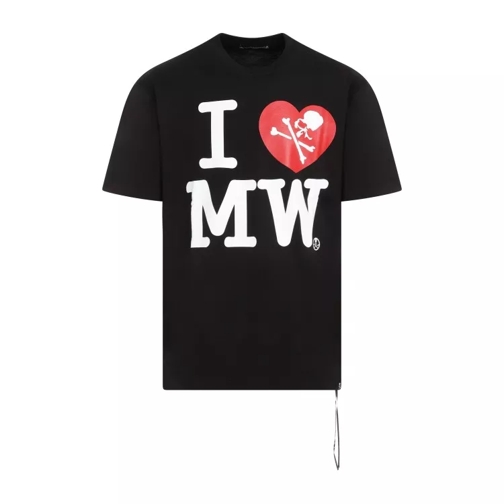 Mastermind World I Love Mw Black Cotton T-Shirt Black 