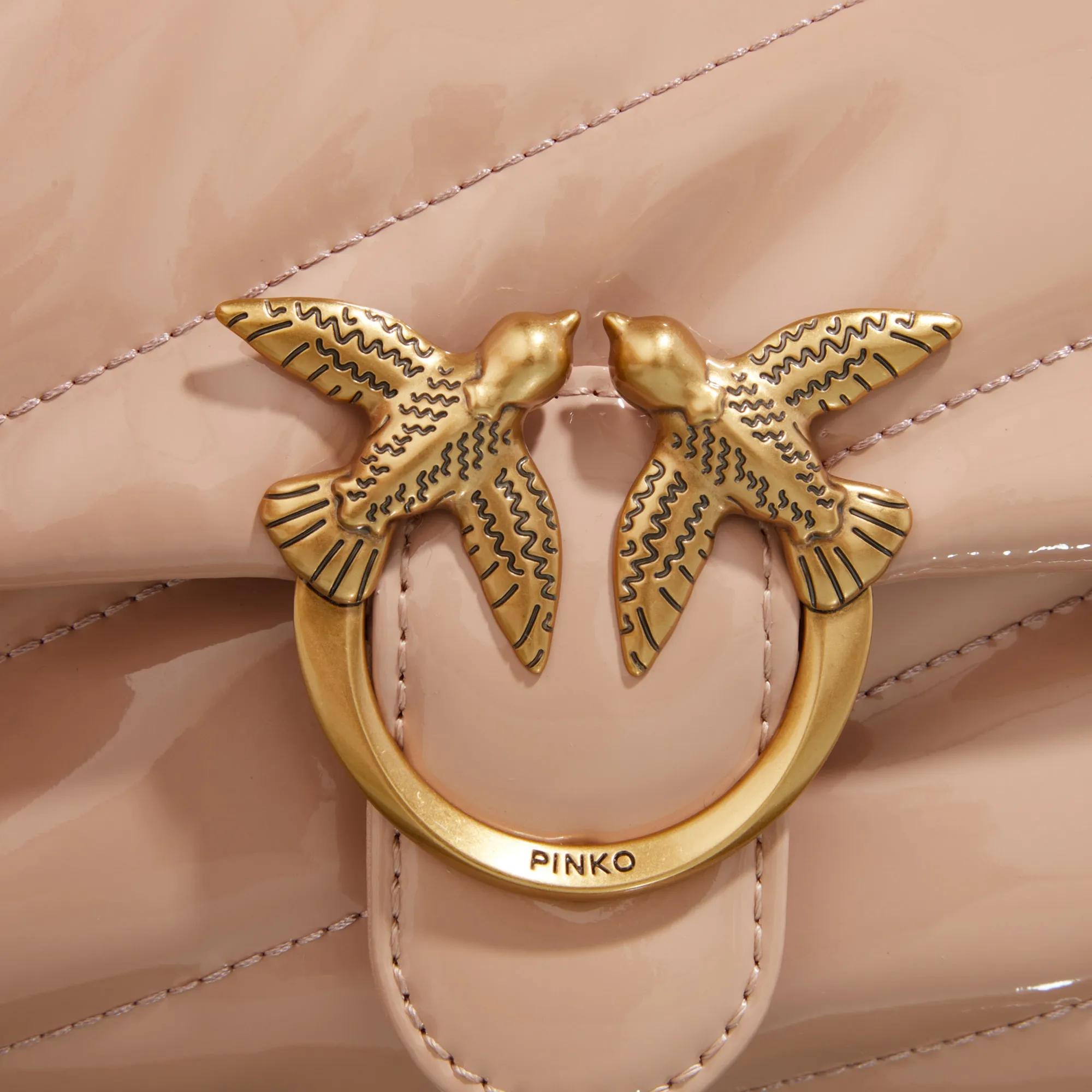 pinko Crossbody bags Love Puff Baby Cl in poeder roze