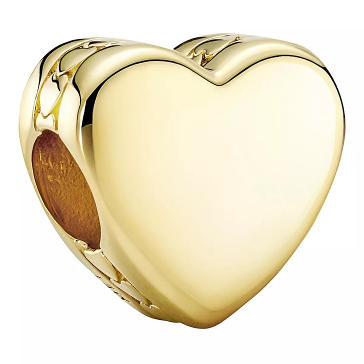 Pandora Herz Charm 14k Gold plated unique metal blend Pendant