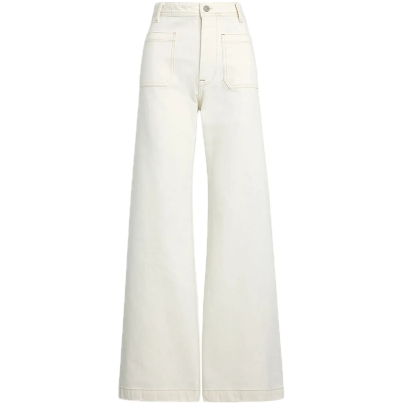 Ralph Lauren Ausgestellte Jeans Flaired Jeans weiß