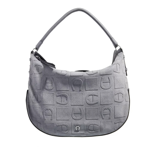 AIGNER Estella Diamond Grey Hobo Bag