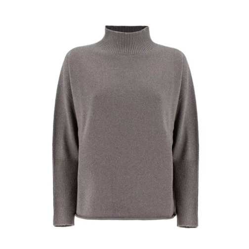 Le Tricot Perugia Taupe/Grey Lx Sweater Grey 