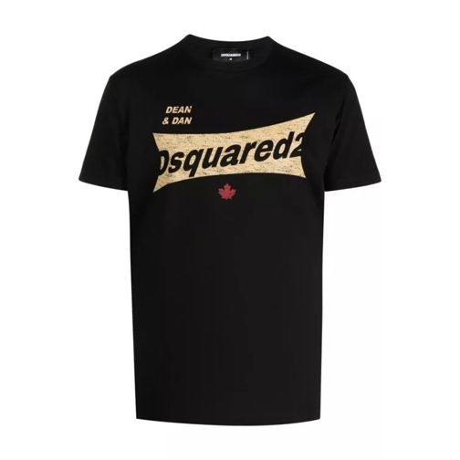 Dsquared2 Black Logo Print T-Shirt Black 
