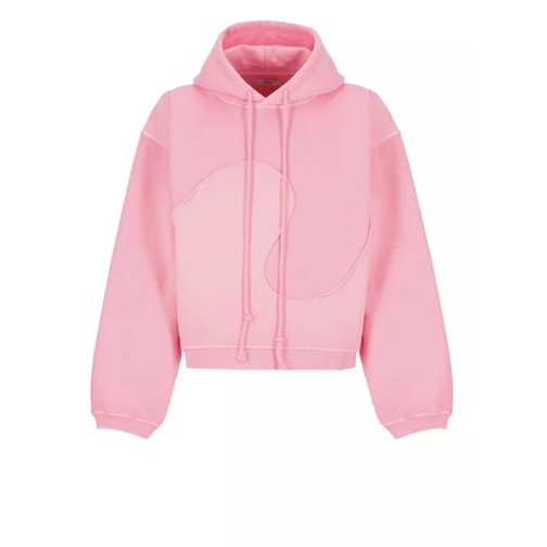 Erl Pink Hoodie Cotton Pink 