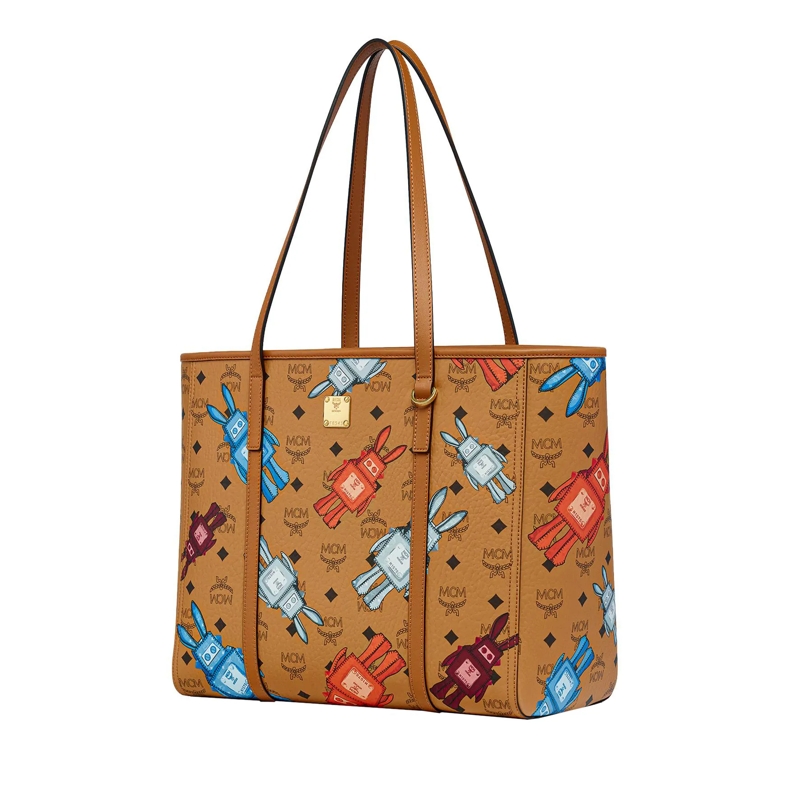 MCM Sac à provisions Mcm Toni Vi Shopper Med Co Cognac(Image 2)