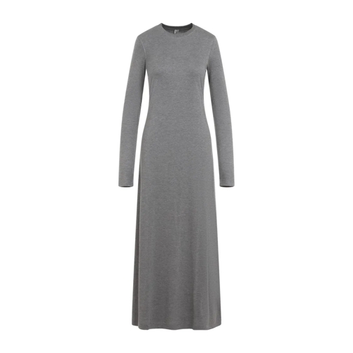 TOTEME Ls Jersey Long Dress Grey 