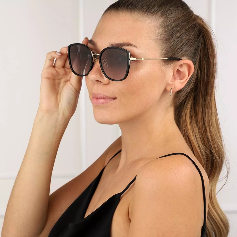 Gucci Sonnenbrille GG0606SK 56 Black/Gold/Grey(Image 2)