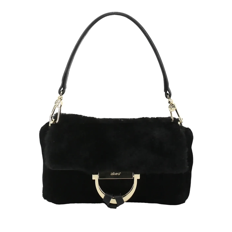 Abro Schultertasche Schultertasche TEMI schwarz