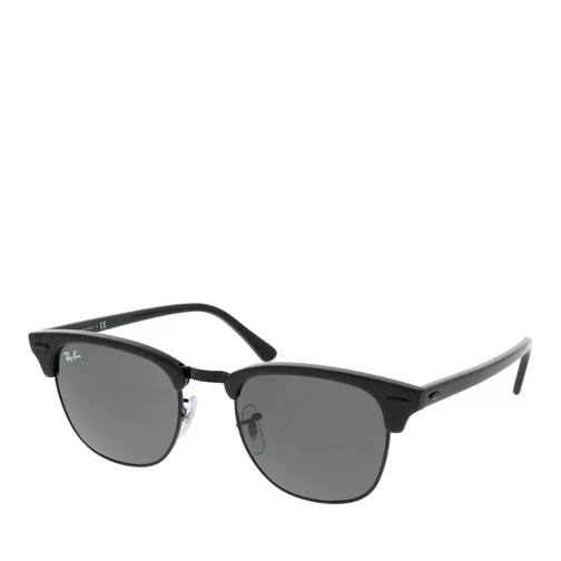 Ray-Ban 0RB3016 1305B1 Unisex Sunglasses Icons Top Wrinkled Black On Black Sonnenbrille