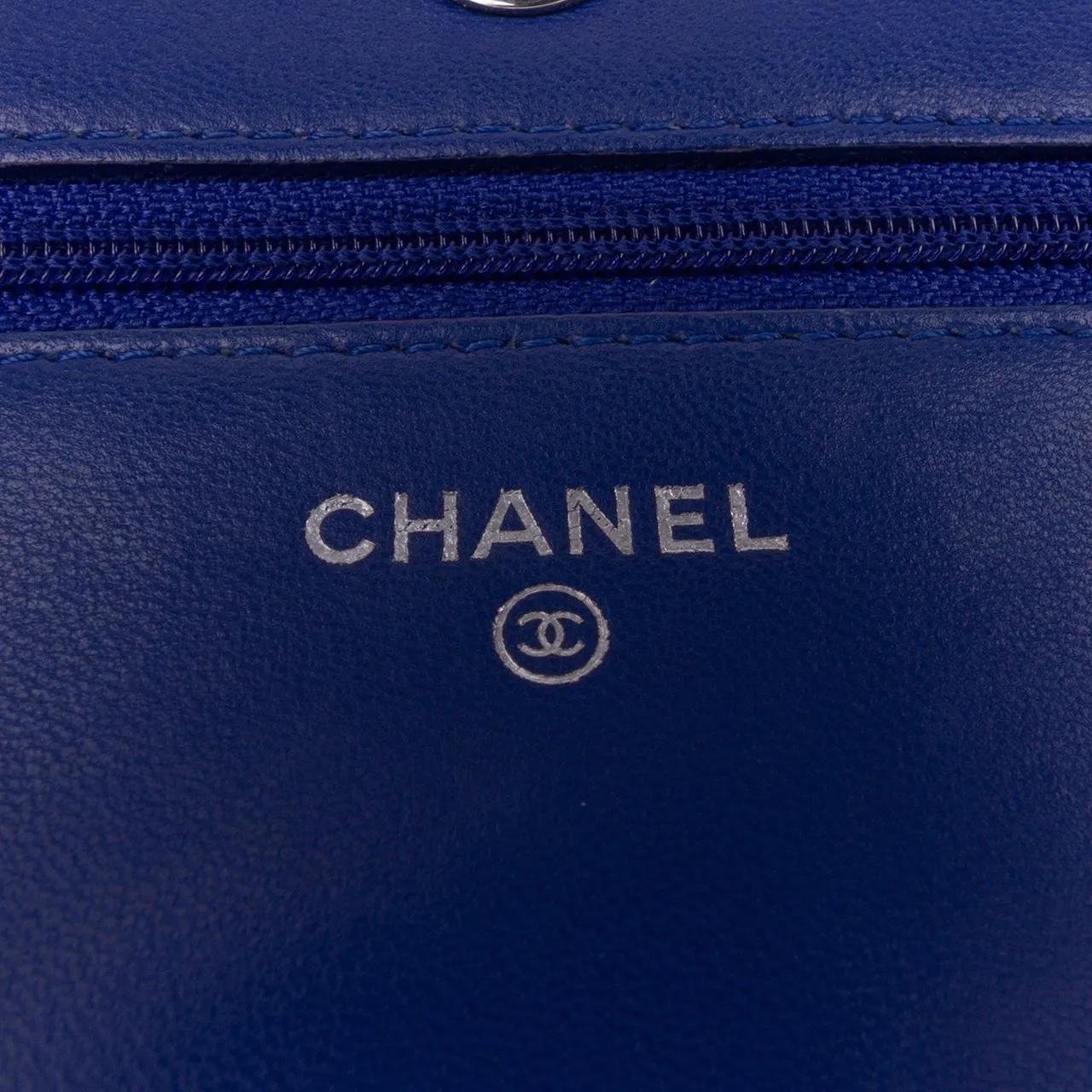 Thumbnail - Chanel Hobo Bags - CC Quilted Boucle Tweed Charm Wallet On Chain - Gr. unisize - in Blau - für Damen