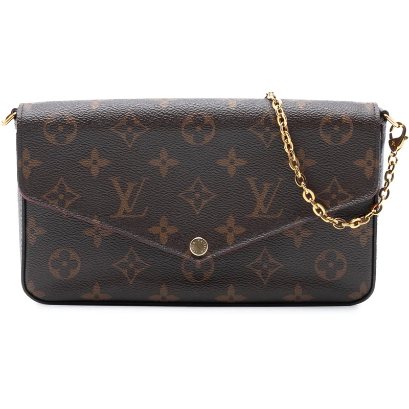 Louis Vuitton Schultertasche Monogram Pochette Felicie braun
