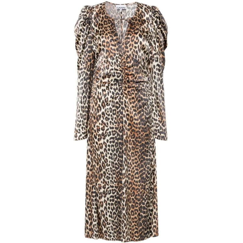 GANNI Mini-robe Dresses Brown braun