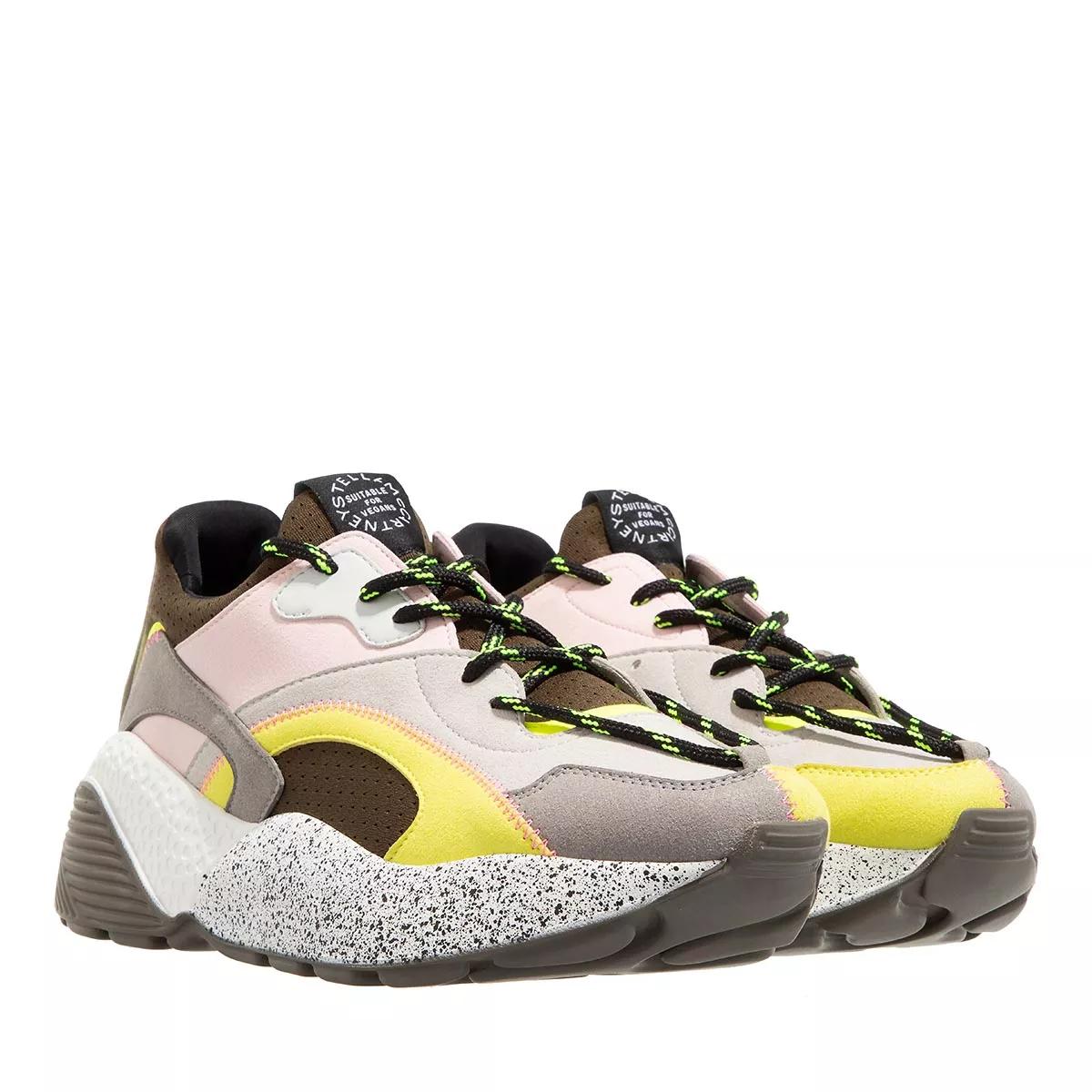 Stella McCartney Eclypse SS26 Sneaker Multi Fluo Yellow | scarpa