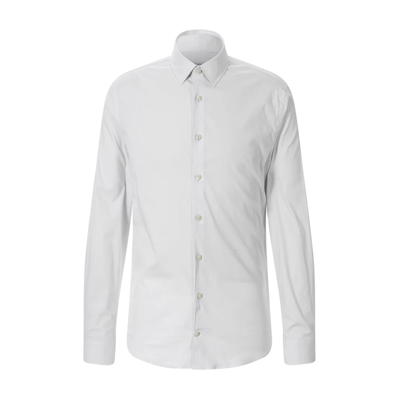 Tiger of Sweden Chemise Slim-Fit Hemd aus Baumwoll-Mix weiß