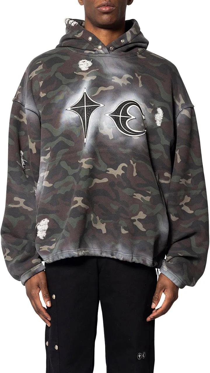Camoflage Rock CLUB】Sprayed 【THUG 男女兼用 Hoodie
